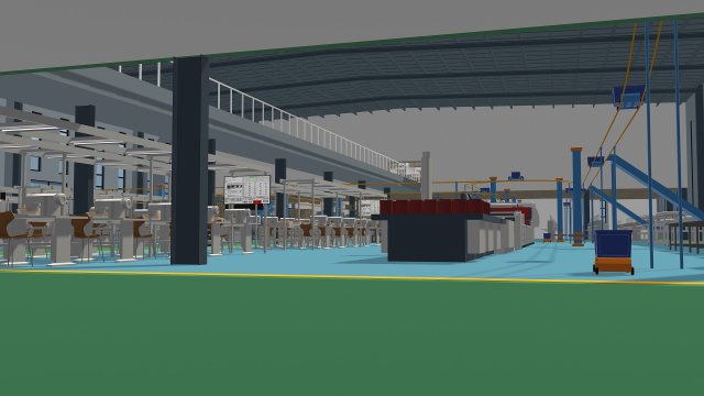 Factory 3D Model .c4d .max .obj .3ds .fbx .stl .blend 