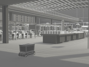 Factory 3D Model