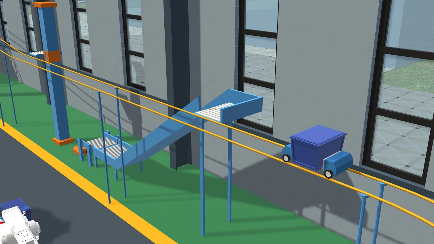 Factory 3D Model .c4d .max .obj .3ds .fbx .stl .blend 