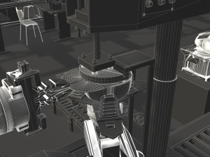 Factory Model 3D