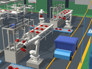 Factory 3D Model