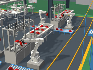 Factory 3D Model