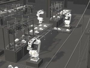 Factory 3D Model