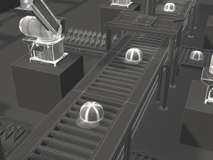 Factory Model 3D