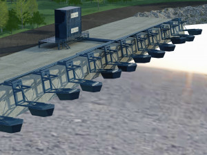 Tidal power Modello 3D