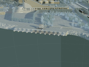 Tidal power 3D Model