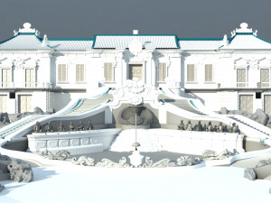 Old Summer Palace Building 3Dモデル