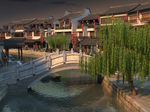 Ancient town Modèle 3D