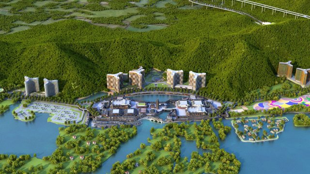 Resort 3D Модель .c4d .max .obj .3ds .fbx .stl .blend 