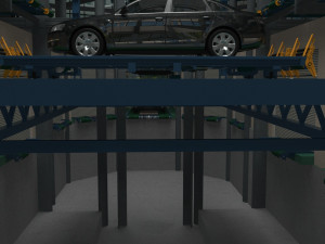 Stereo garage Modelo 3D