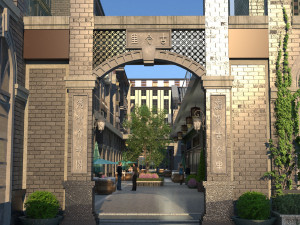 City building Modèle 3D