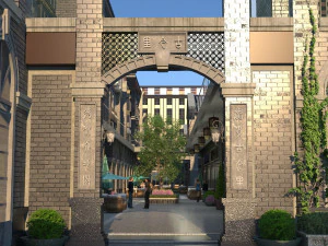 Stadtgeb&auml;ude 3D Modell