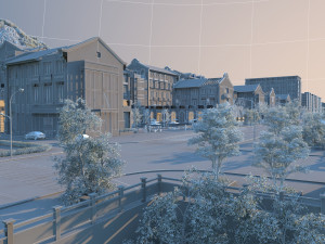 City building 3D Model