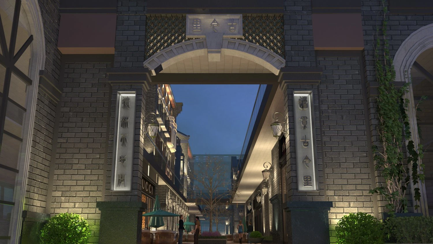Ancient town 3D Model .c4d .max .obj .3ds .fbx .stl .blend 