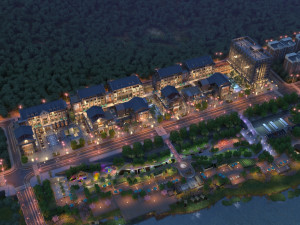 Town night view 3Dモデル