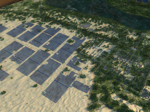Solar energy 3D Model
