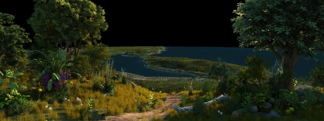 Lakeside 3D 모델 .c4d .max .obj .3ds .fbx .stl .blend 