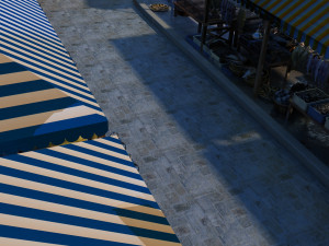 Fish market 3D Model