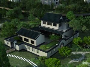 Villa 3Dモデル