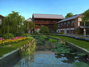 Ancient building Model 3D