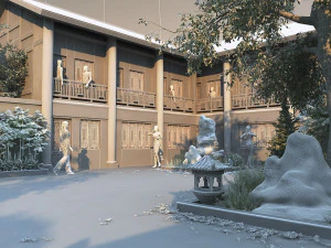 Ancient building 3D Model