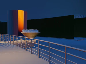 Square 3D Model