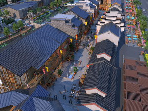 Commercial street 3D Model