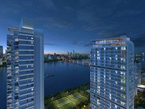 City night view 3D Model