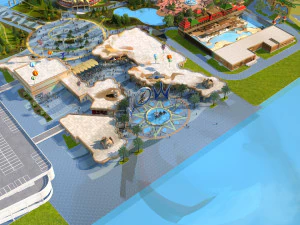 Wesołe miasteczko Model 3D