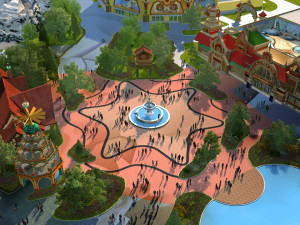 Amusement park Modello 3D