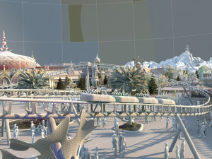 Amusement park Modello 3D