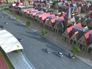 City building 3D Model