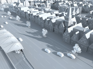 City building 3D Model