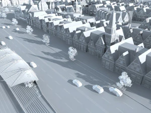 City building 3D Model