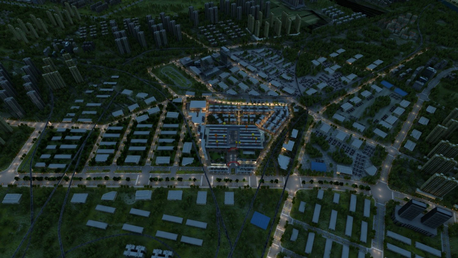 Shopping mall 3D Model .c4d .max .obj .3ds .fbx .stl .blend 