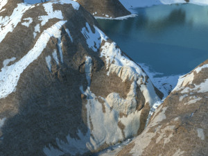 Snow mountain 3D 模型