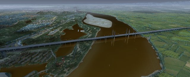 Yellow River 3D 模型 .c4d .max .obj .3ds .fbx .stl .blend 