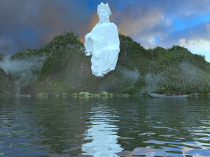Guanyin Mountain 3D Model
