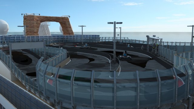 Race track 3D Model .c4d .max .obj .3ds .fbx .stl .blend 