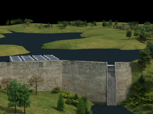 Sistem pasokan air Model 3D