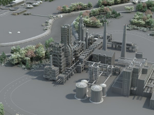 Water supply system Model 3D