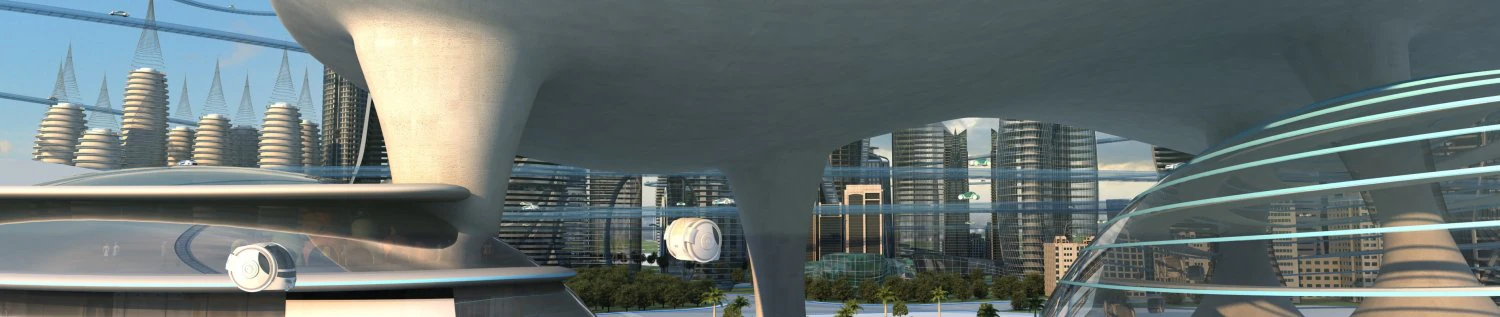Future building 3D Model .c4d .max .obj .3ds .fbx .stl .blend 