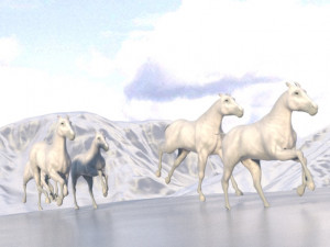 Snow mountain Modèle 3D