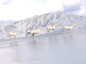 Snow mountain Modèle 3D