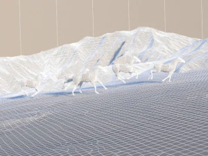 Snow mountain 3D Model