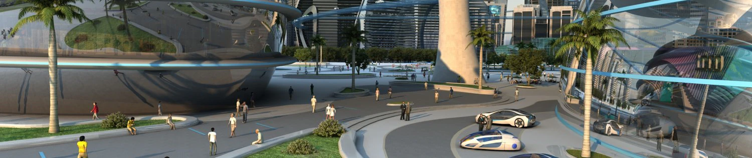 Future building 3D Model .c4d .max .obj .3ds .fbx .stl .blend 