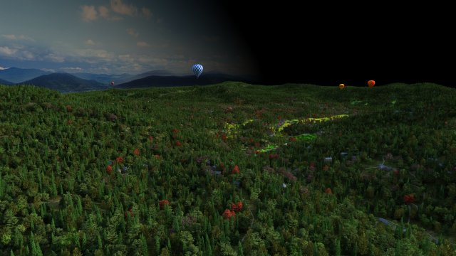 Mountain village Modelo 3D .c4d .max .obj .3ds .fbx .stl .blend