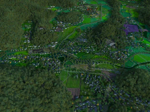 Mountain village 3D Model