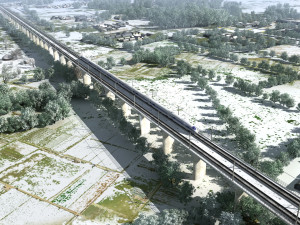 Train Modello 3D