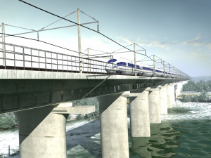 Train Modello 3D